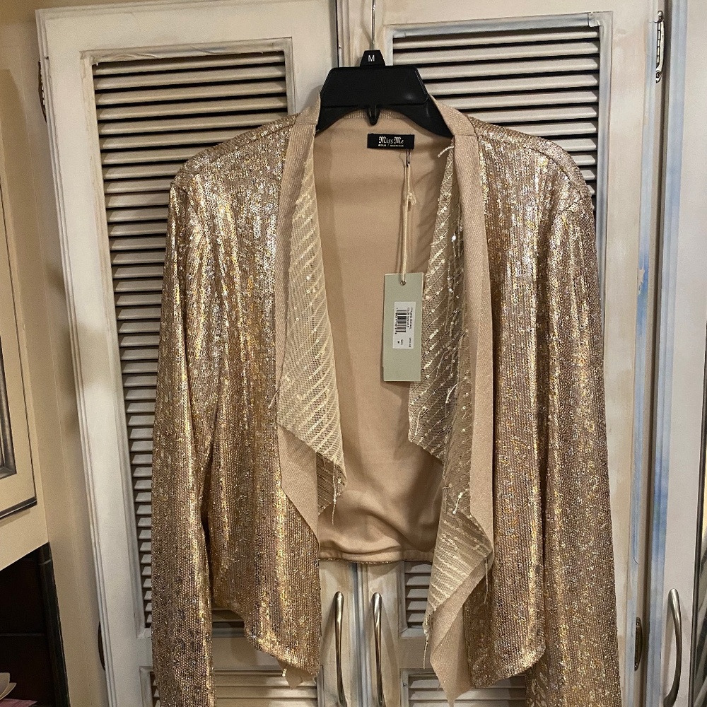 Miss Me sequin jacket